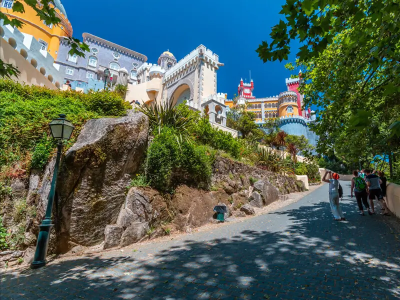 Entrance of National Palace Pena Sintra