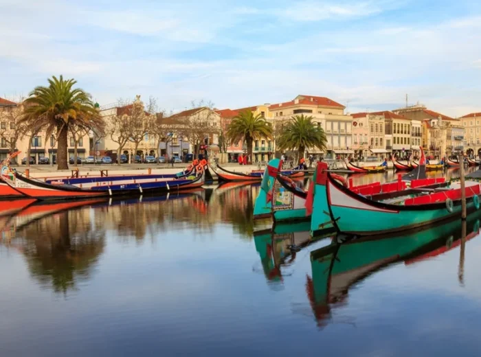 Traditional Gondola boats in Aveiro